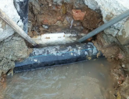 桃山测漏水之水管漏水